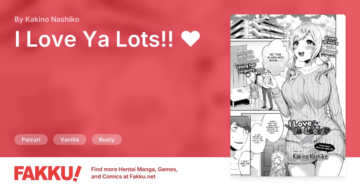 I Love Ya Lots!! ❤ Hentai by Kakino Nashiko - FAKKU
