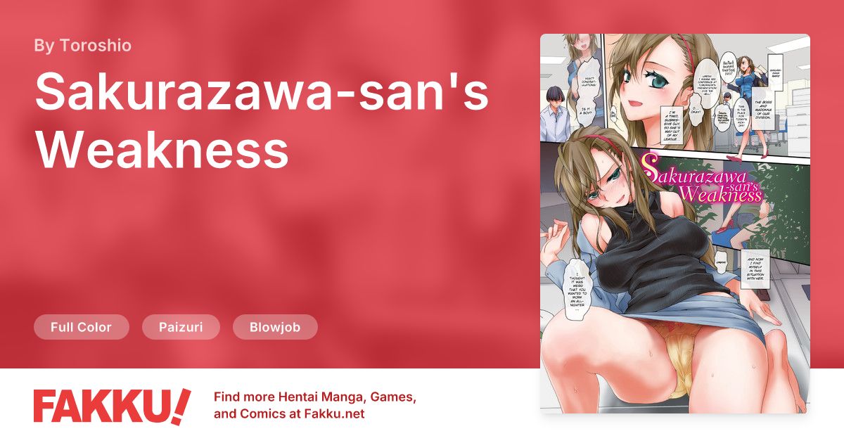 Sakurazawa-san's Weakness Hentai by Toroshio - FAKKU
