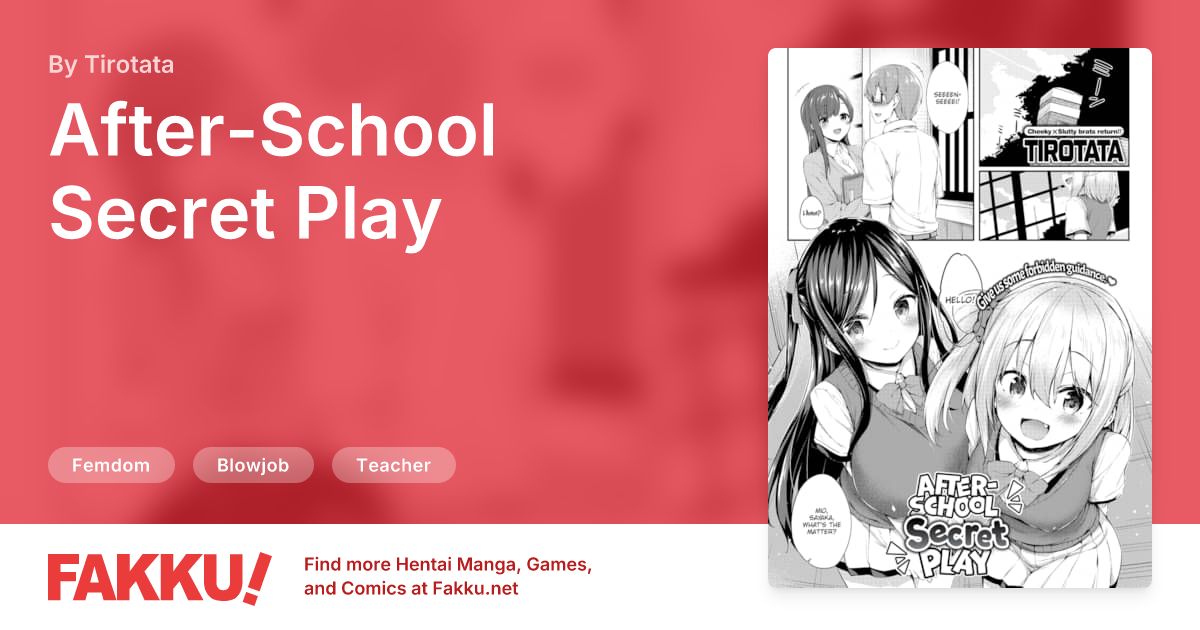 After-School Secret Play Hentai by Tirotata - FAKKU