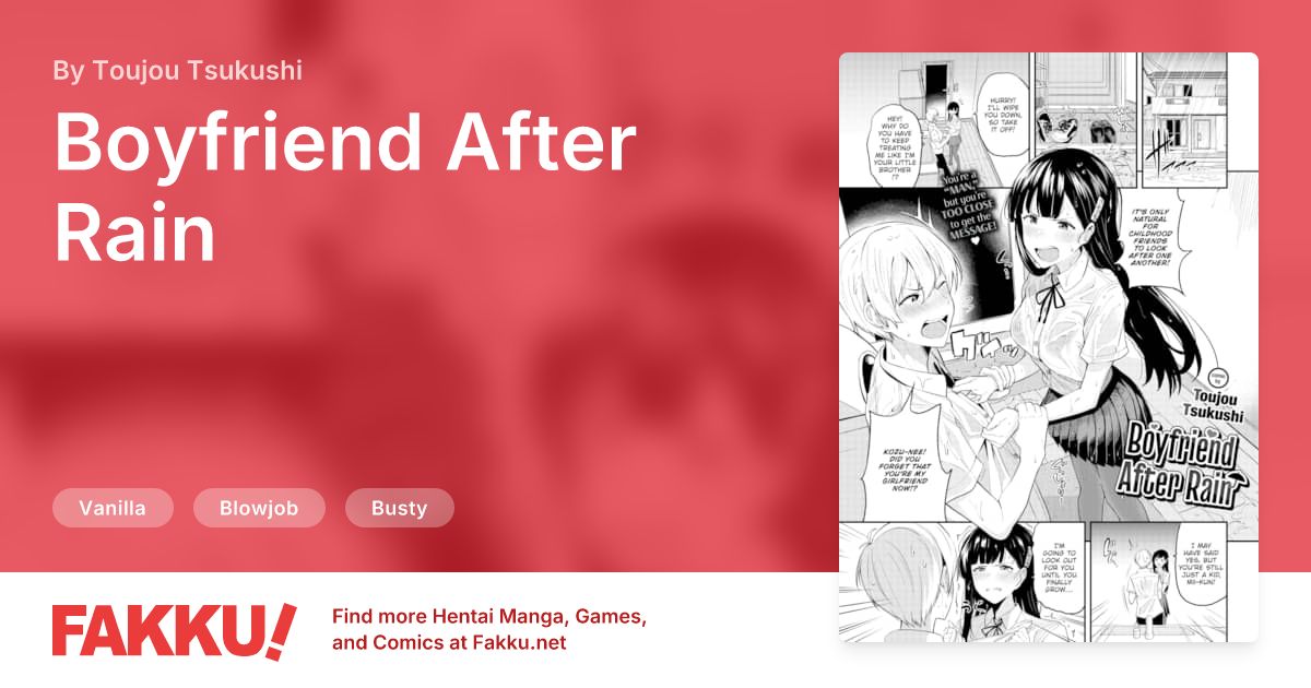 Boyfriend After Rain Hentai by Toujou Tsukushi - FAKKU