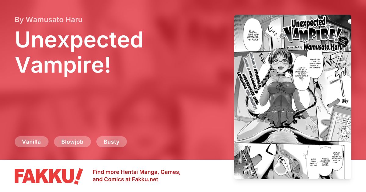 Unexpected Vampire! Hentai by Wamusato Haru - FAKKU