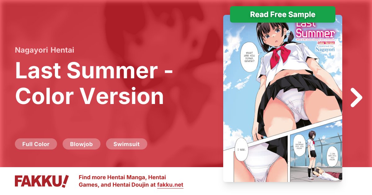  Last Summer - Color Version Hentai by Nagayori - FAKKU