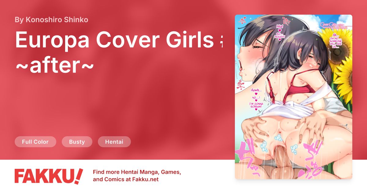 Europa Cover Girls #08 ~after~ Hentai by Konoshiro Shinko - FAKKU