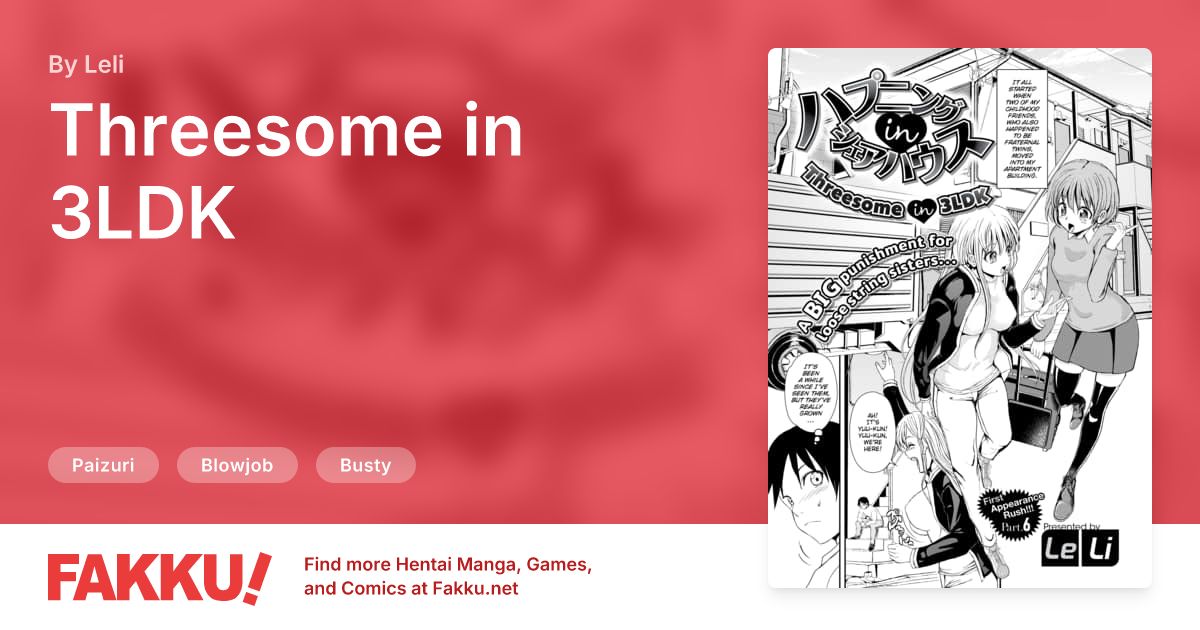 Threesome in 3LDK Hentai by Leli - FAKKU