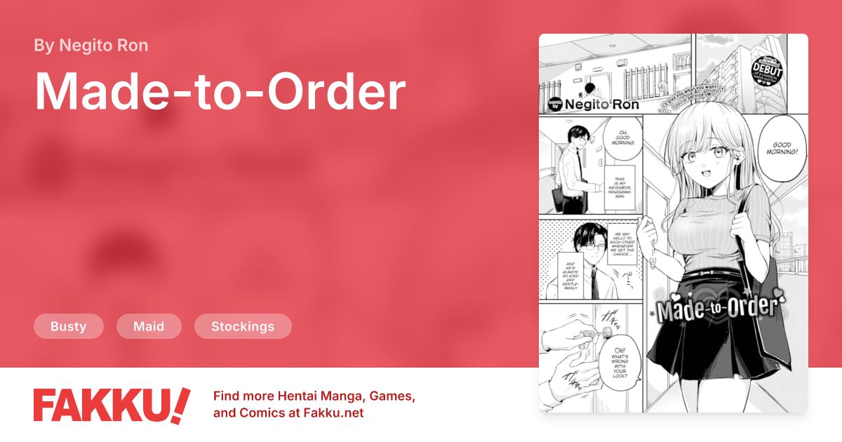 Made-to-Order Hentai by Negito Ron - FAKKU
