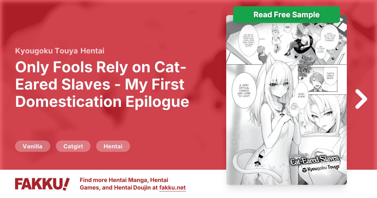  Only Fools Rely on Cat-Eared Slaves - My First Domestication Epilogue Hentai by Kyougoku Touya - FAKKU