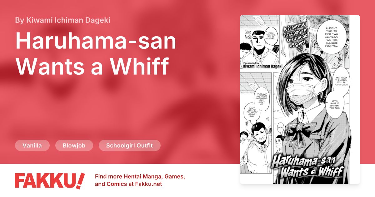 Haruhama-san Wants a Whiff Hentai by Kiwami Ichiman Dageki - FAKKU