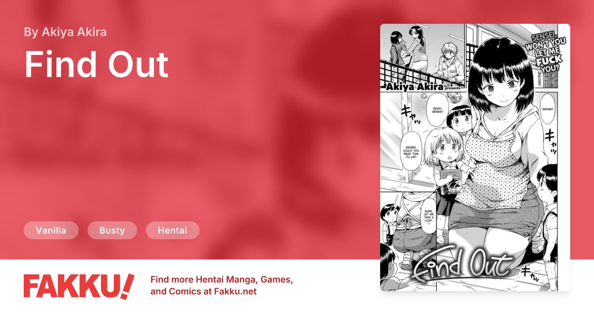  Find Out Hentai by Akiya Akira - FAKKU