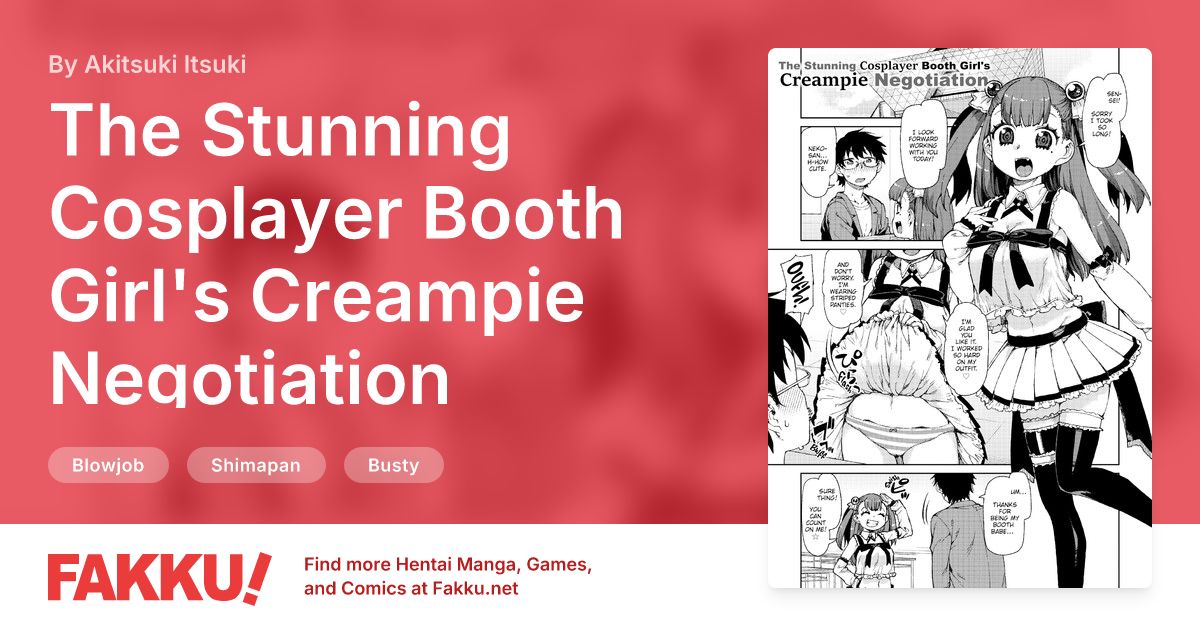 The Stunning Cosplayer Booth Girl's Creampie Negotiation Hentai by Akitsuki Itsuki - FAKKU