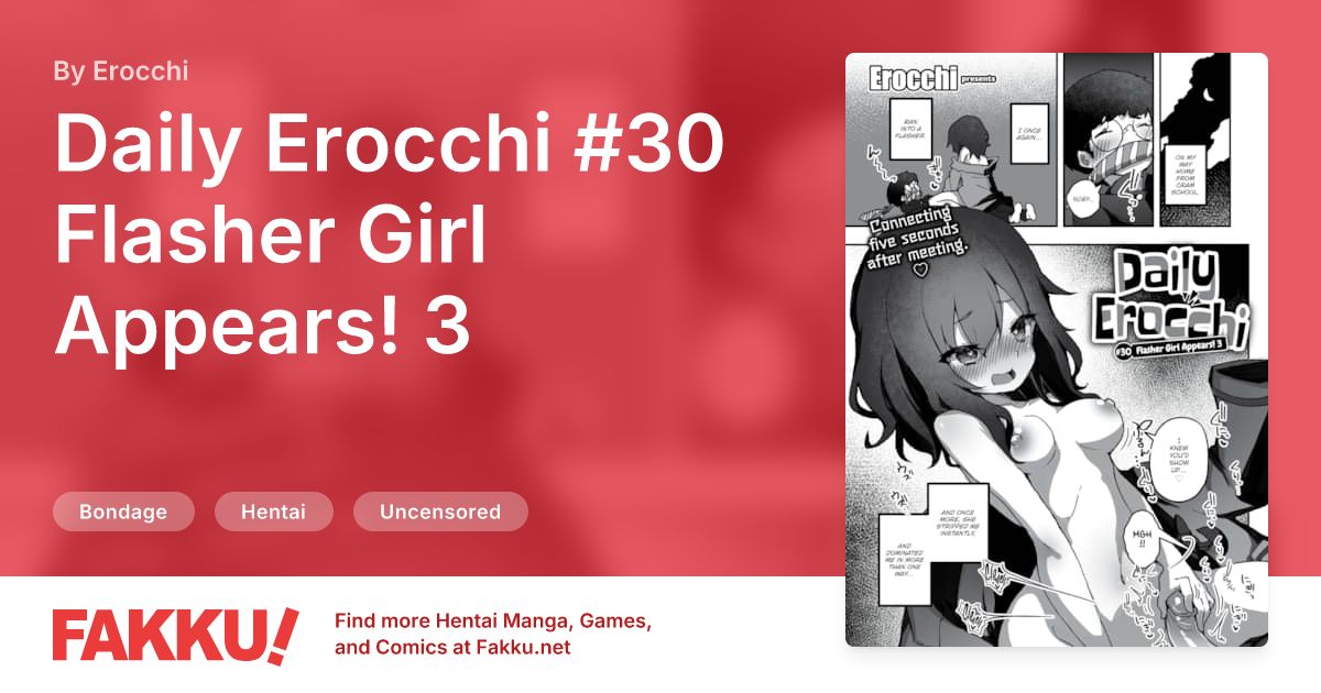 Daily Erocchi #30 Flasher Girl Appears! 3 Hentai by Erocchi - FAKKU
