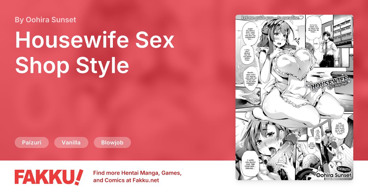Housewife Sex Shop Style Hentai by Oohira Sunset - FAKKU