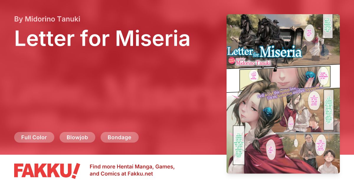 Letter for Miseria Hentai by Midorino Tanuki - FAKKU