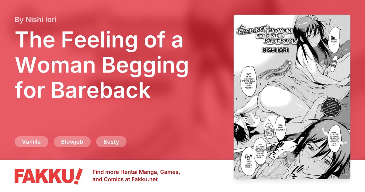 The Feeling of a Woman Begging for Bareback Hentai by Nishi Iori - FAKKU
