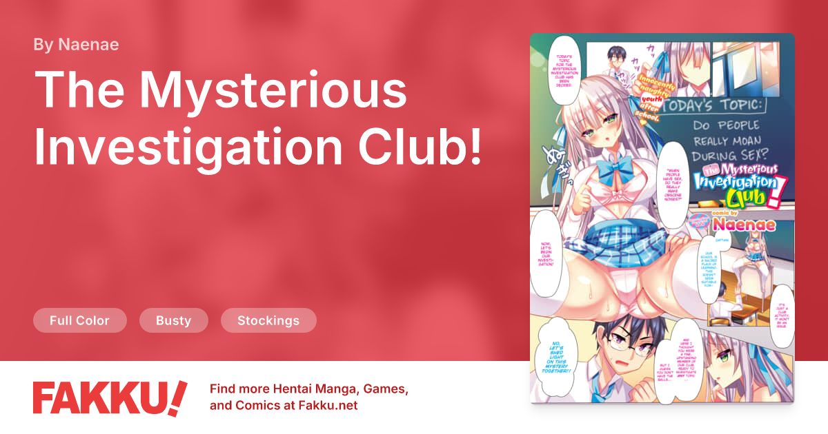 The Mysterious Investigation Club! Hentai by Naenae - FAKKU