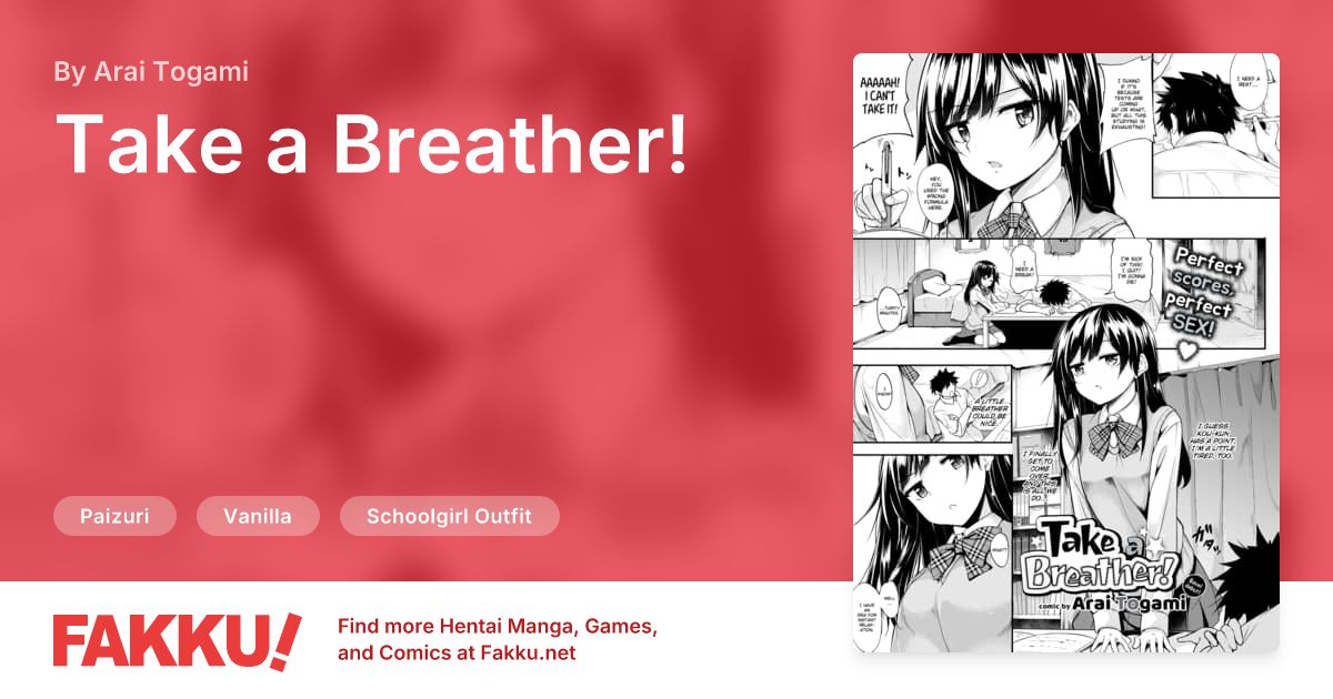 Take a Breather! Hentai by Arai Togami - FAKKU