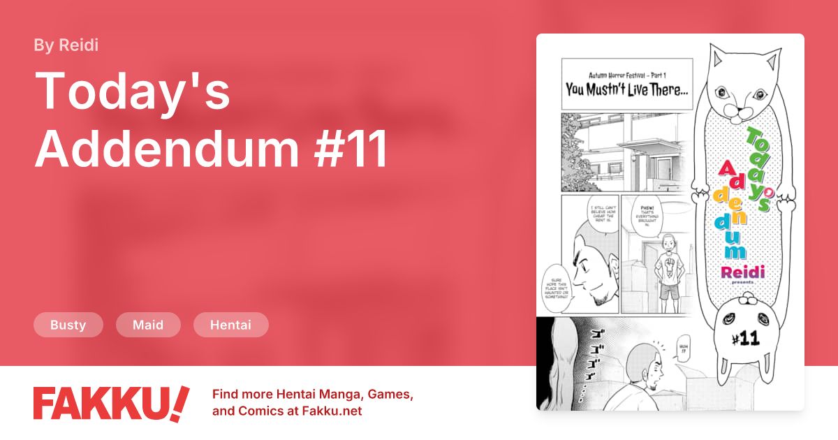Today's Addendum #11 Hentai by Reidi - FAKKU