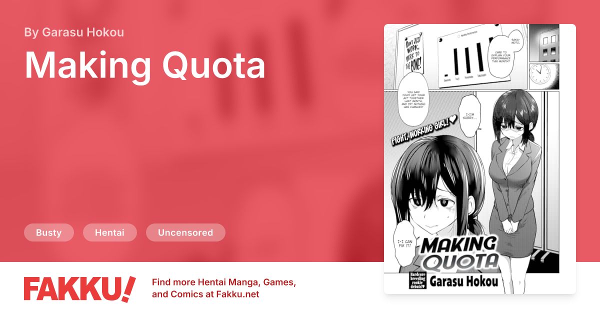  Making Quota Hentai by Garasu Hokou - FAKKU