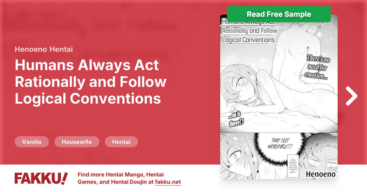  Humans Always Act Rationally and Follow Logical Conventions Hentai by Henoeno - FAKKU
