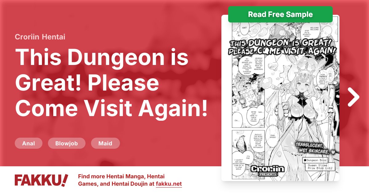  This Dungeon is Great! Please Come Visit Again! Hentai by Croriin - FAKKU