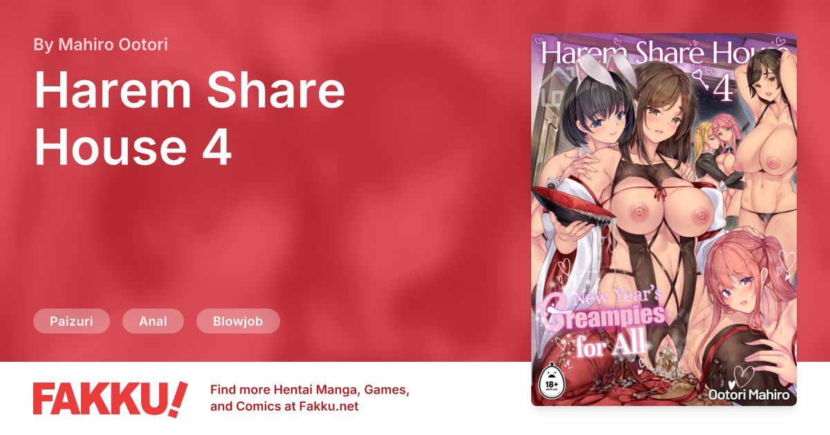 Harem Share House 4 Hentai by Mahiro Ootori - FAKKU