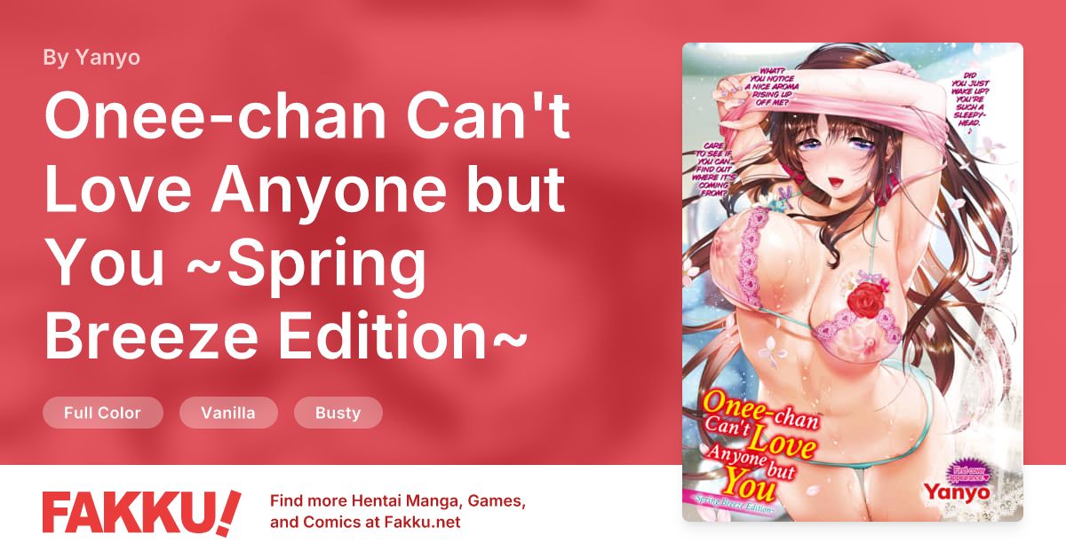 Onee-chan Can't Love Anyone but You ~Spring Breeze Edition~ Hentai by Yanyo - FAKKU