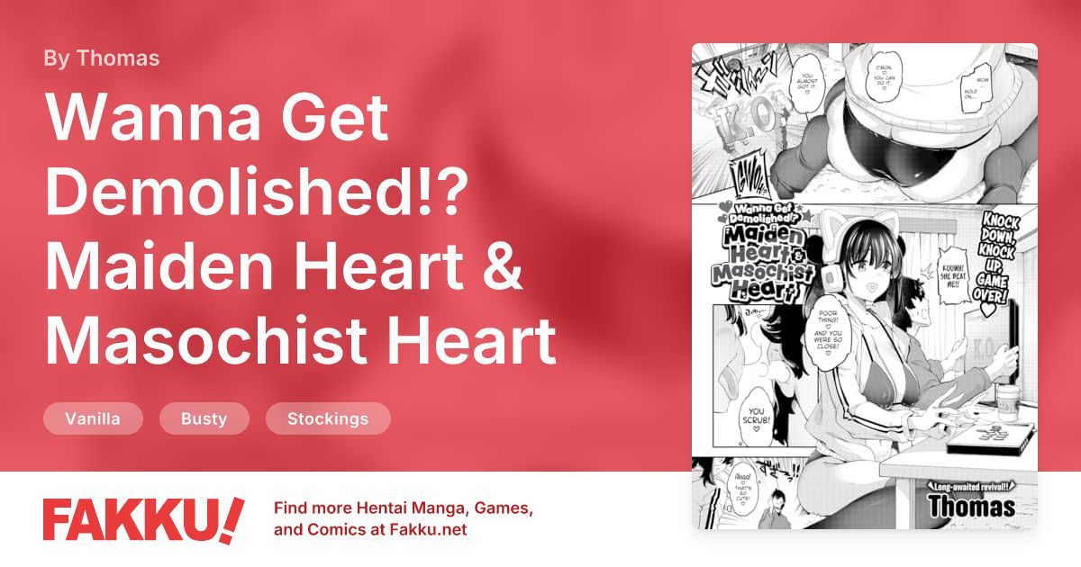 Wanna Get Demolished!? Maiden Heart & Masochist Heart Hentai by Thomas - FAKKU