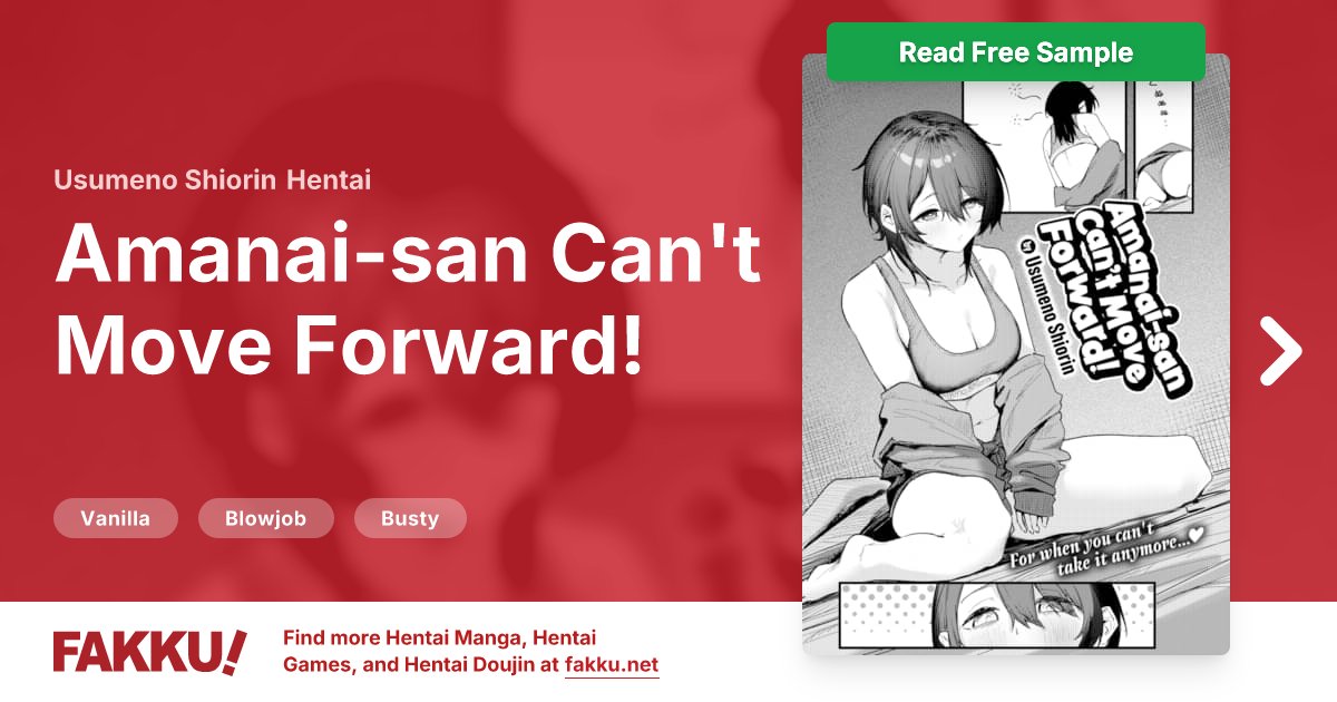  Amanai-san Can't Move Forward! Hentai by Usumeno Shiorin - FAKKU