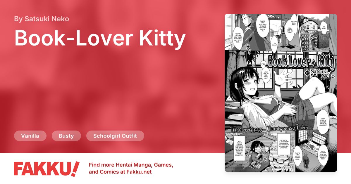 Book-Lover Kitty Hentai by Satsuki Neko - FAKKU
