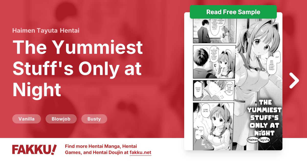 The Yummiest Stuff's Only at Night Hentai by Haimen Tayuta - FAKKU