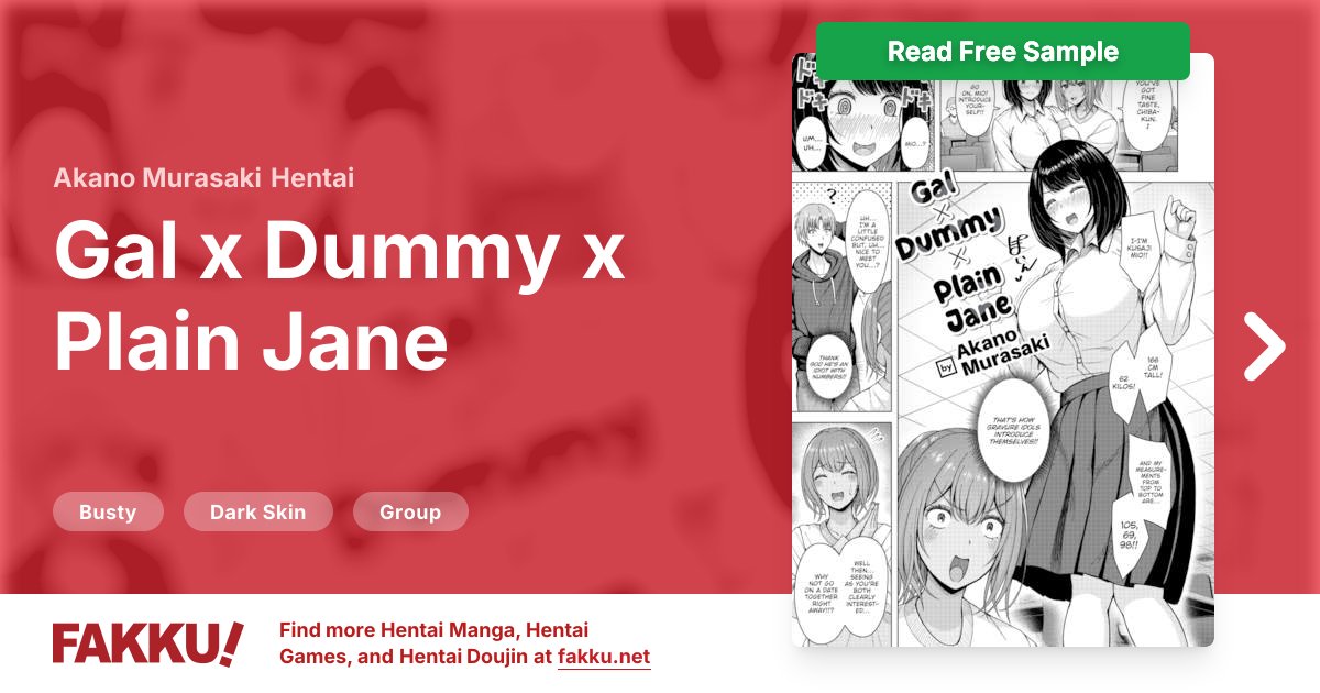 Gal x Dummy x Plain Jane Hentai by Akano Murasaki - FAKKU