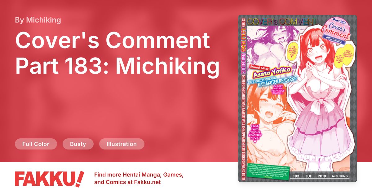 Cover's Comment Part 183: Michiking Hentai by Michiking - FAKKU