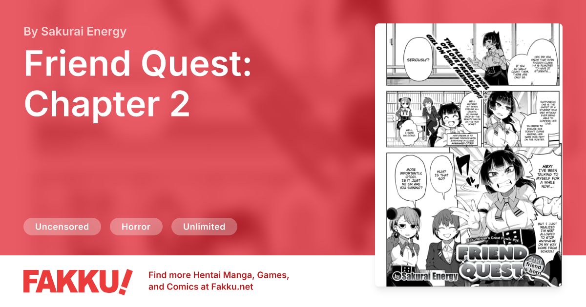 Friend Quest: Chapter 2 Hentai by Sakurai Energy - FAKKU