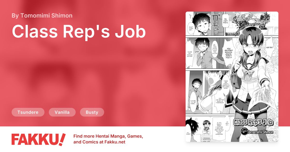 Class Rep's Job Hentai by Tomomimi Shimon - FAKKU