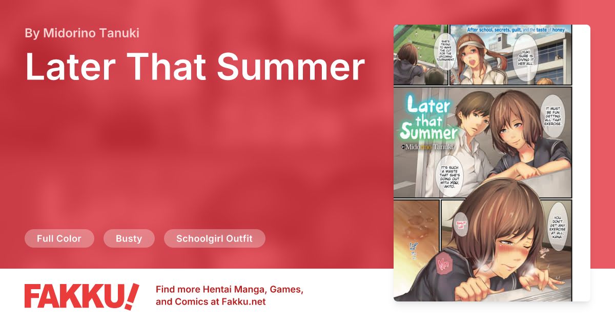 Later That Summer Hentai by Midorino Tanuki - FAKKU
