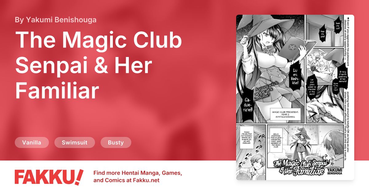 The Magic Club Senpai & Her Familiar Hentai by Yakumi Benishouga - FAKKU