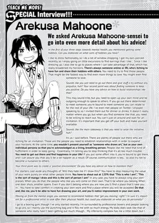 Arekusa Mahoone Interview! One Point Advice Corner #39 Hentai Cover Image