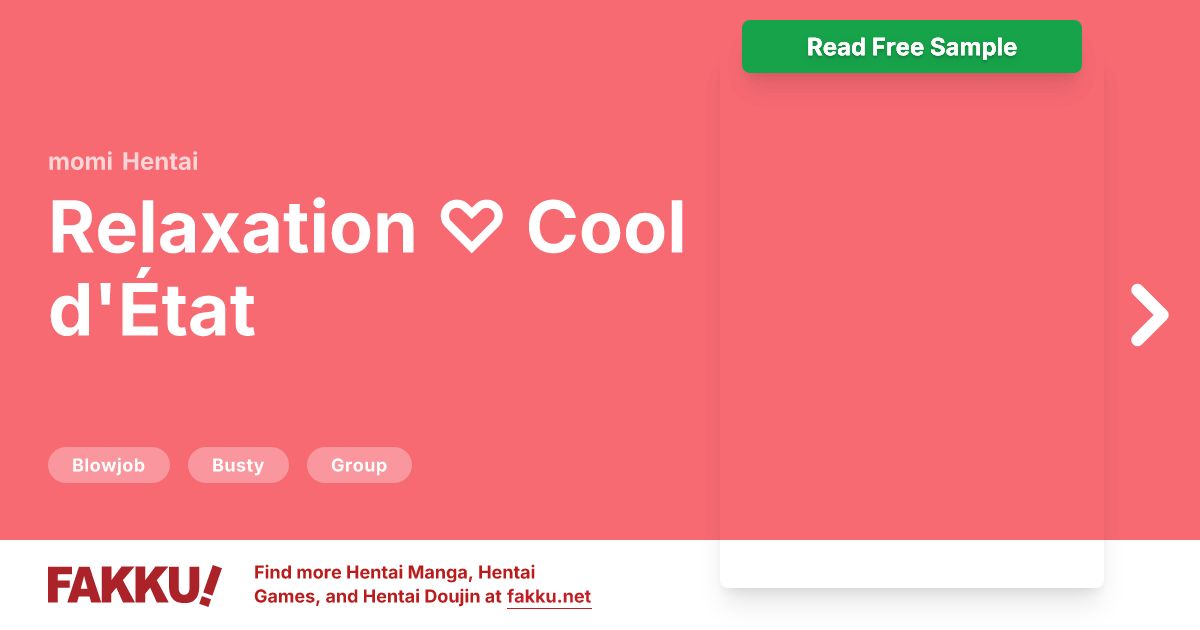 Relaxation ♡ Cool d'État Hentai by momi - FAKKU