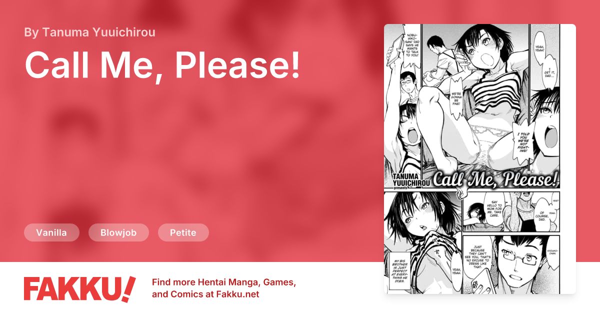 Call Me, Please! Hentai by Tanuma Yuuichirou - FAKKU