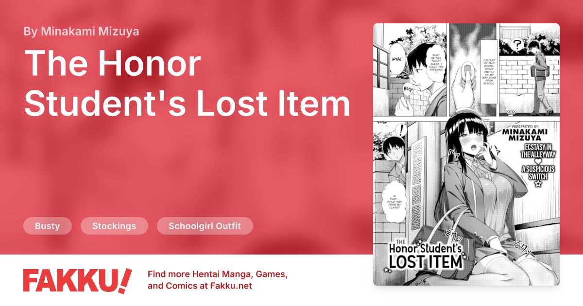 The Honor Student's Lost Item Hentai by Minakami Mizuya - FAKKU