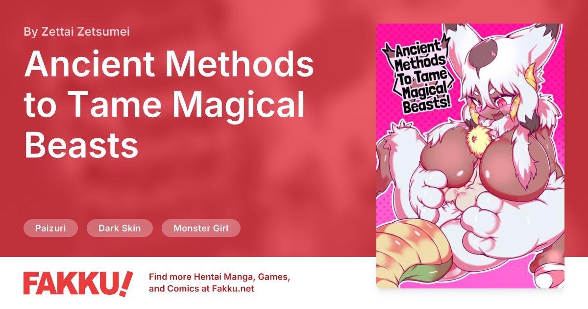 Pikeru is a newbie beast master and Marcoule is his summoned partner, a fluffy little critter. Over the course of a few months, they train together and Marcoule evolves into a big (but still fluffy) beast. Several times bigger than Pikeru in fact, with boobs to match. And it seems that together with her growth, Marcoule&apos;s libido has expanded too...