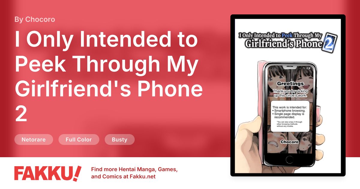 I Only Intended to Peek Through My Girlfriend's Phone 2 Hentai by Chocoro - FAKKU