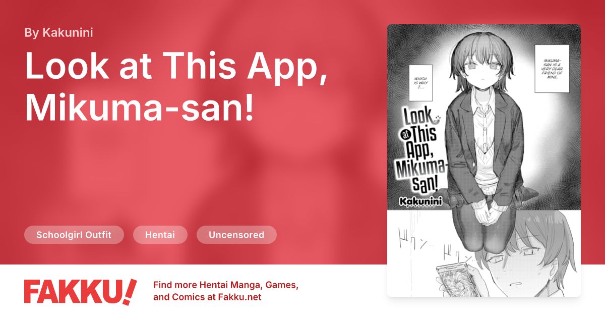 Look at This App, Mikuma-san! Hentai by Kakunini - FAKKU