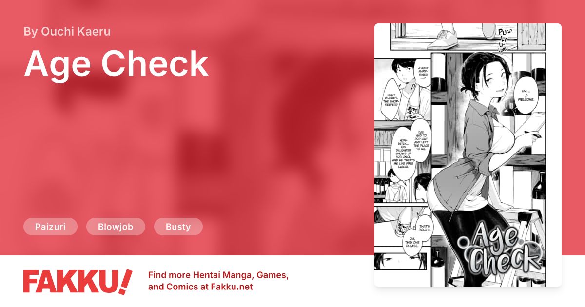 Age Check Hentai by Ouchi Kaeru - FAKKU