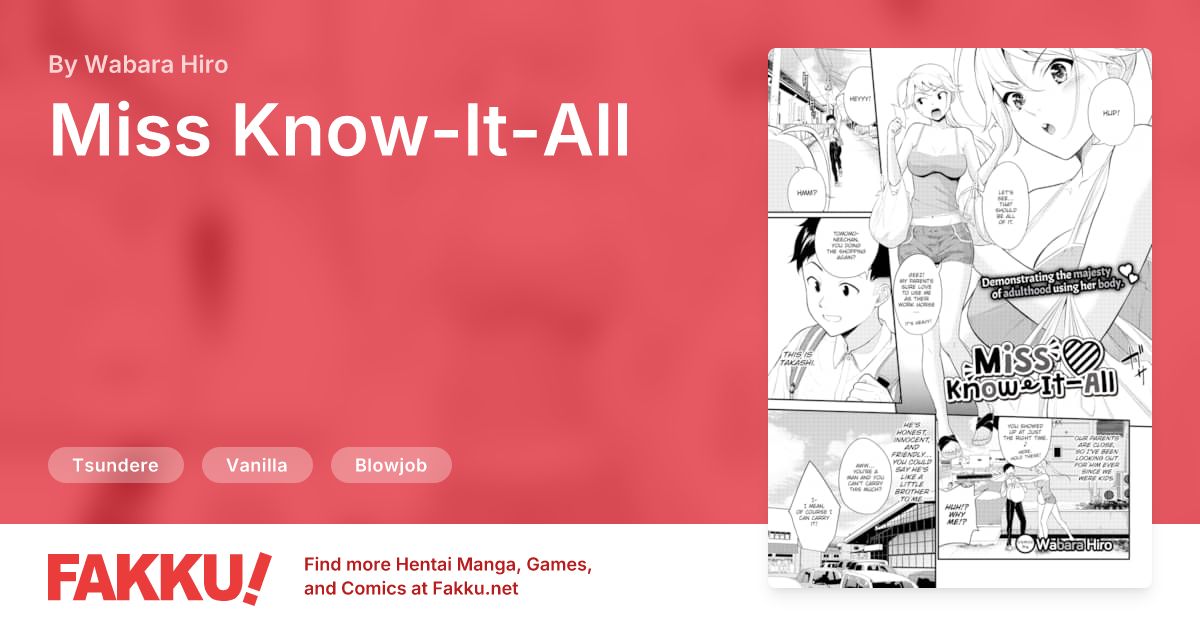 Miss Know-It-All Hentai by Wabara Hiro - FAKKU