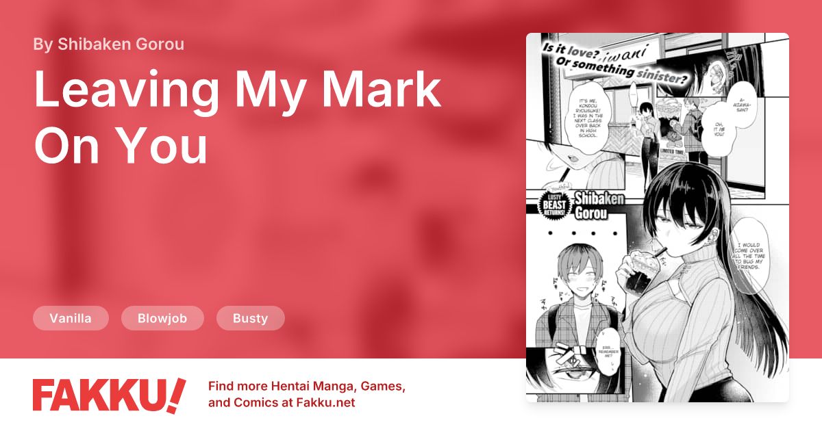 Hentai Related to Leaving My Mark On You Hentai by Shibaken Gorou - FAKKU