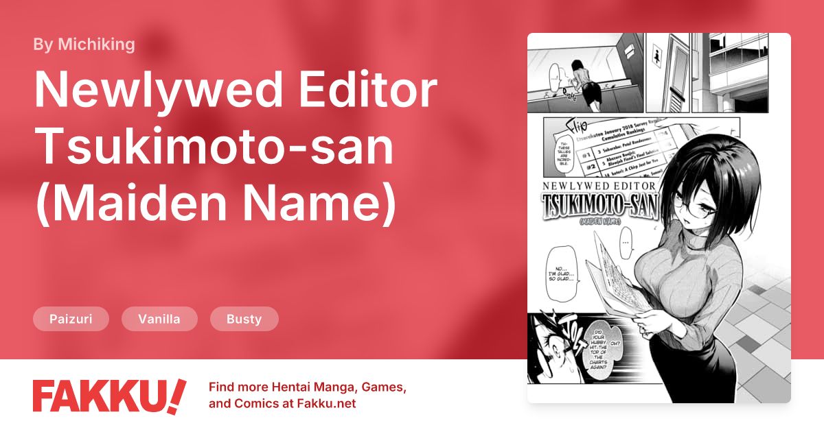 Newlywed Editor Tsukimoto-san (Maiden Name) Hentai by Michiking - FAKKU