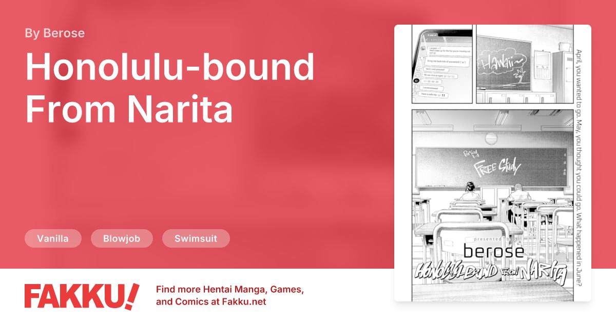 Honolulu-bound From Narita Hentai by Berose - FAKKU