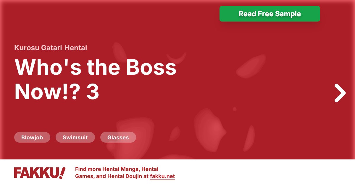  Who's the Boss Now!? 3 Hentai by Kurosu Gatari - FAKKU