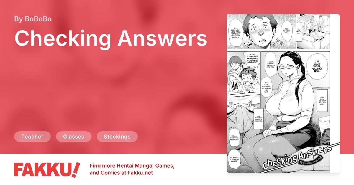 Checking Answers Hentai by BoBoBo - FAKKU