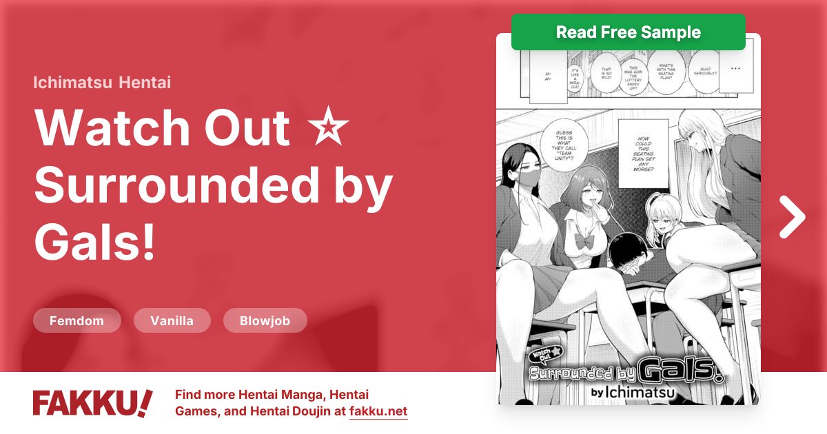  Watch Out ☆ Surrounded by Gals! Hentai by Ichimatsu - FAKKU